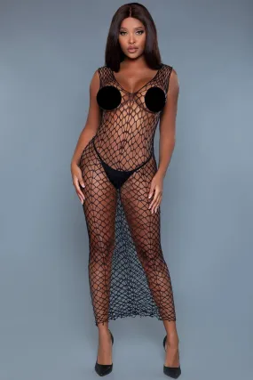 A Little Lovin' Fishnet Gown