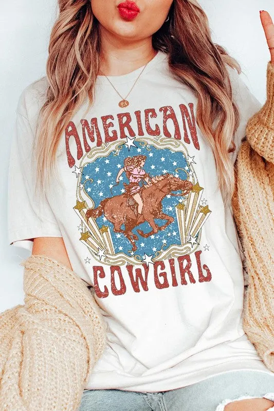 American Cowgirl Graphic T Shirts