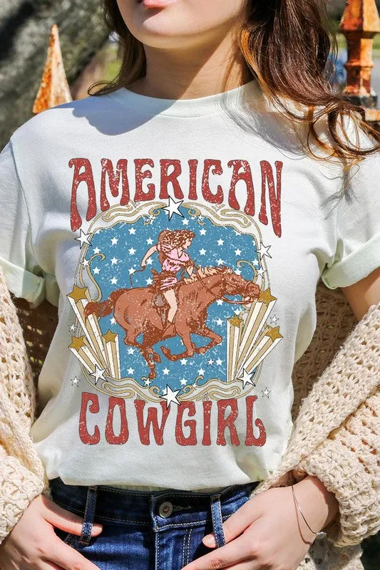 American Cowgirl Graphic T Shirts