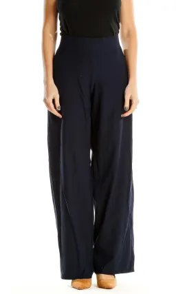 Blue Wide Leg Trousers