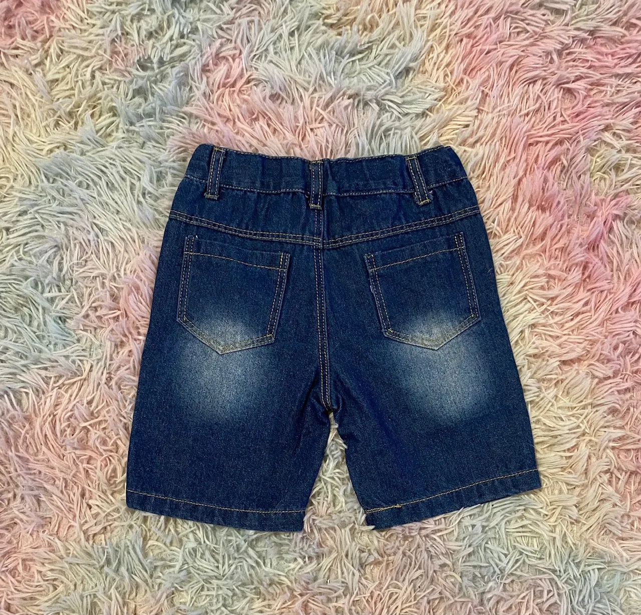 Boy Pocket Denim Shorts