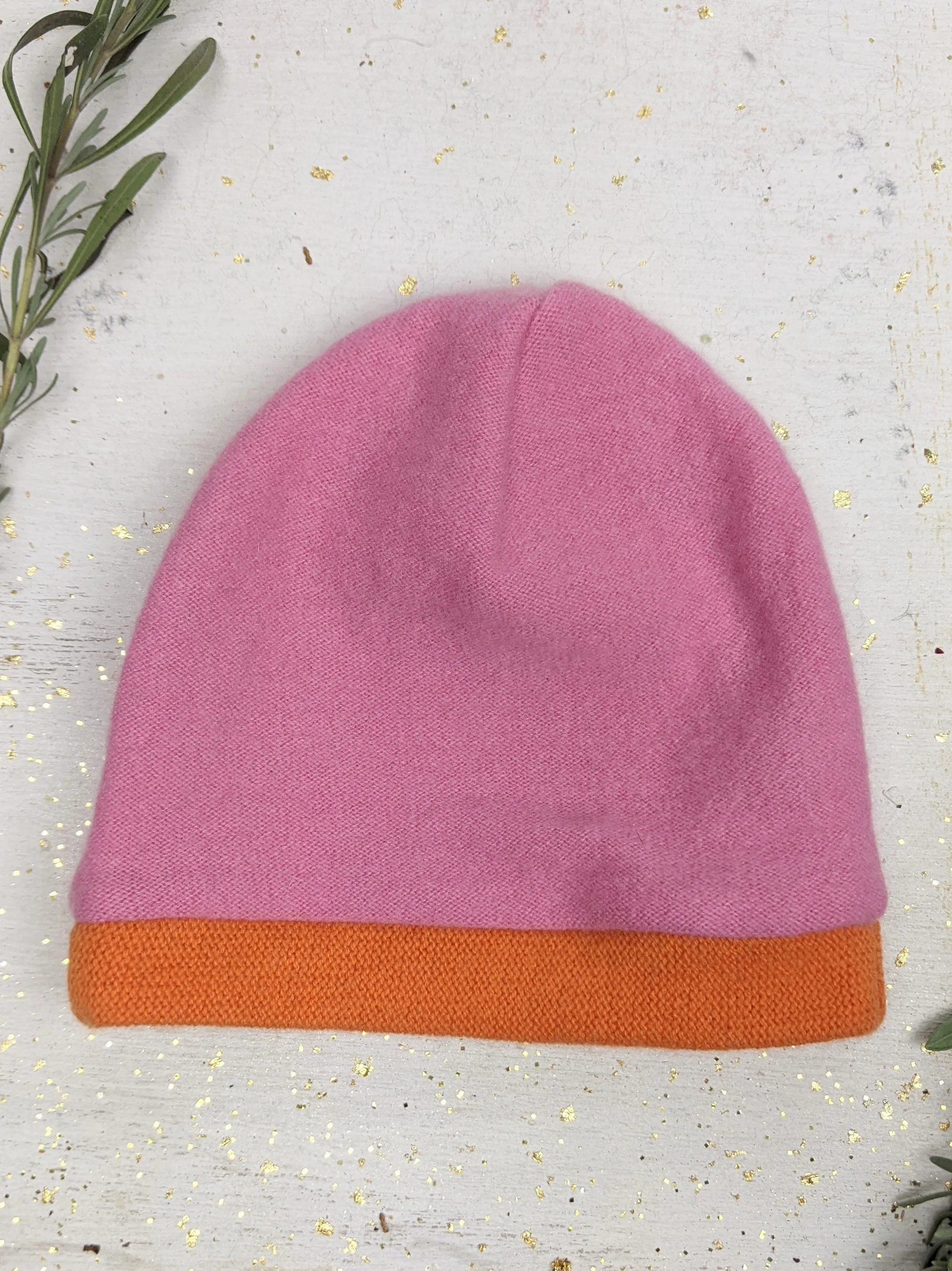 Cashmere Combo Hat - Toddler