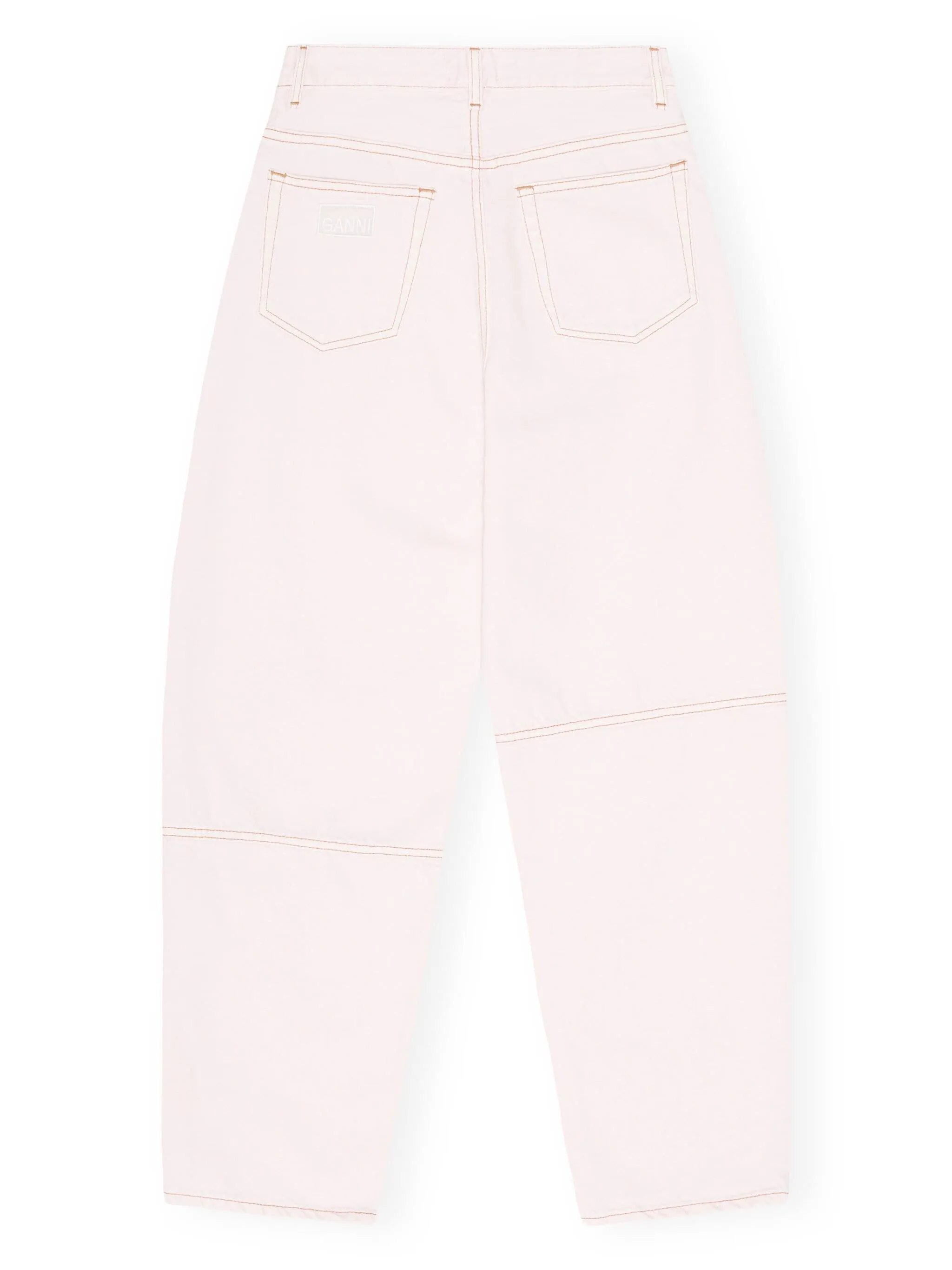 Chalk Pink Wide Leg Jeans