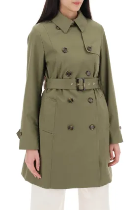 double-breasted trench coat for