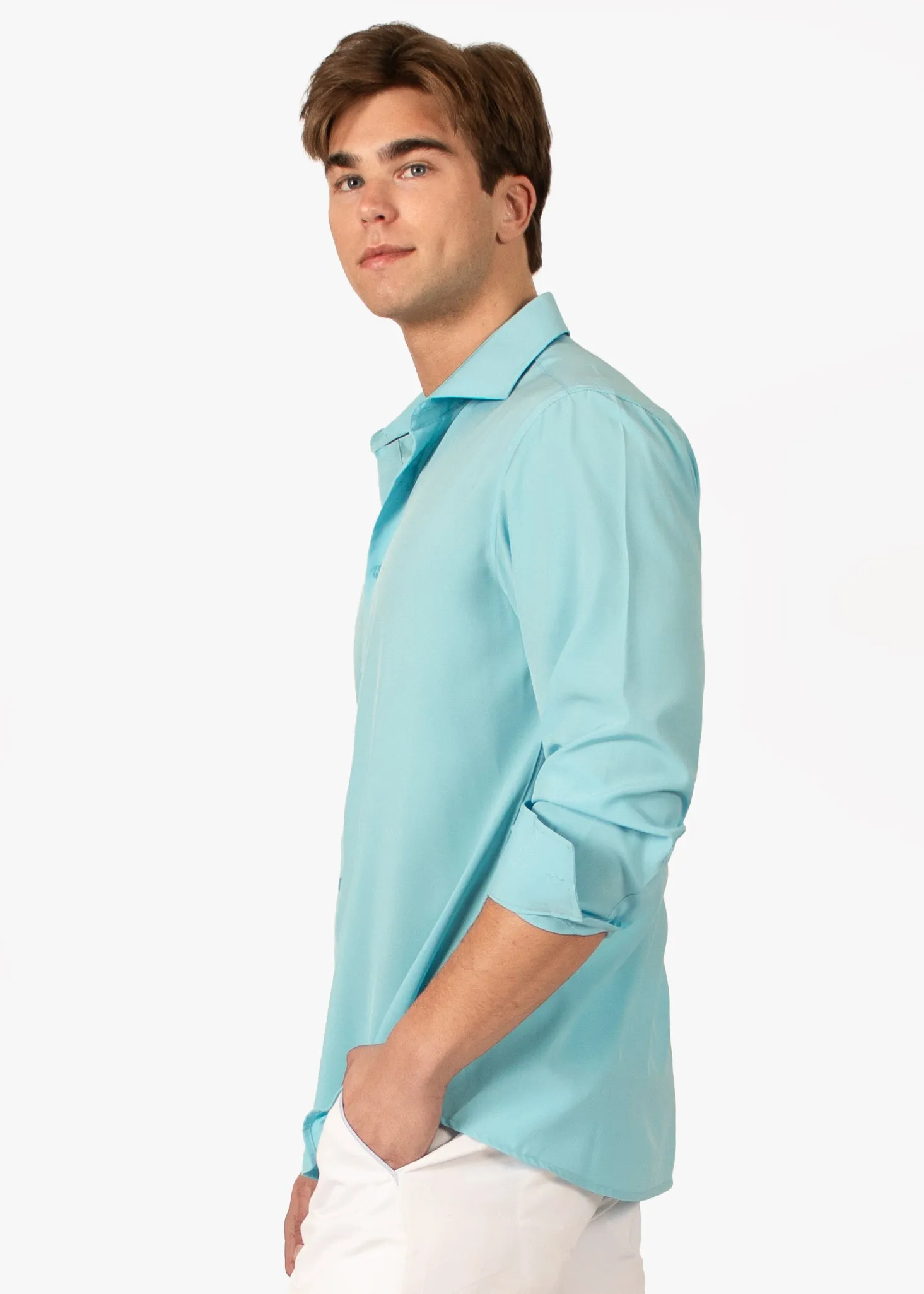 Essential Button Up Long Sleeve Dress Shirt