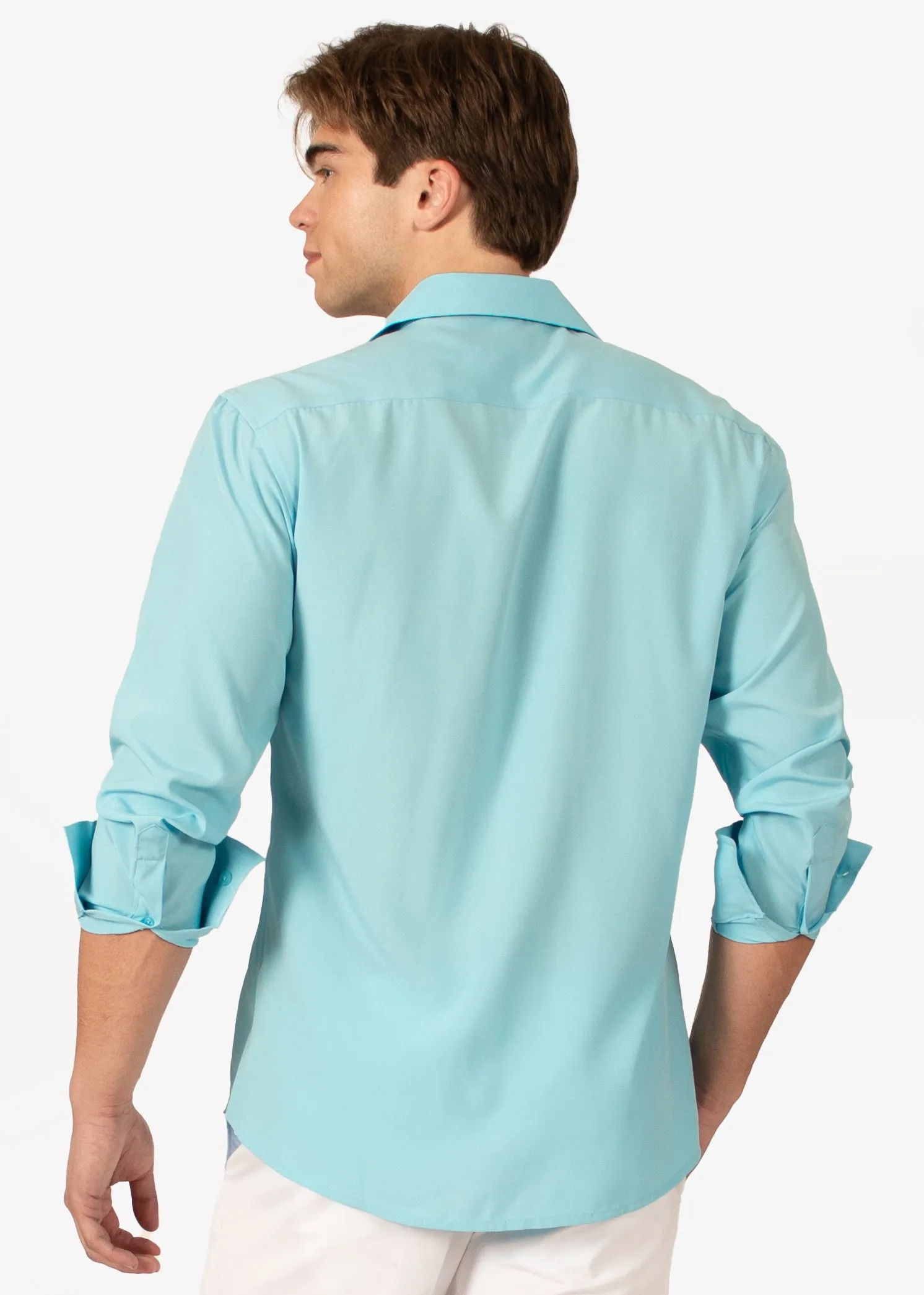 Essential Button Up Long Sleeve Dress Shirt