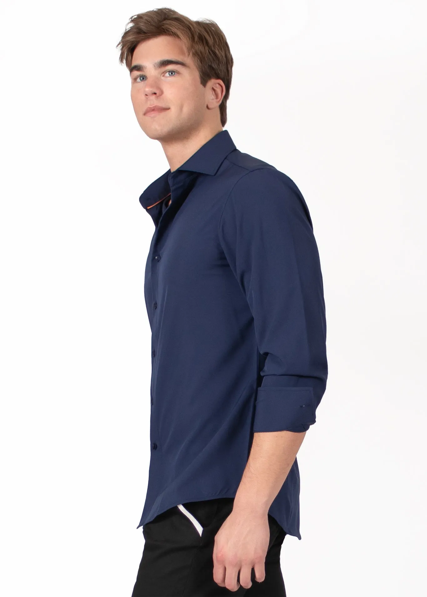 Essential Button Up Long Sleeve Dress Shirt