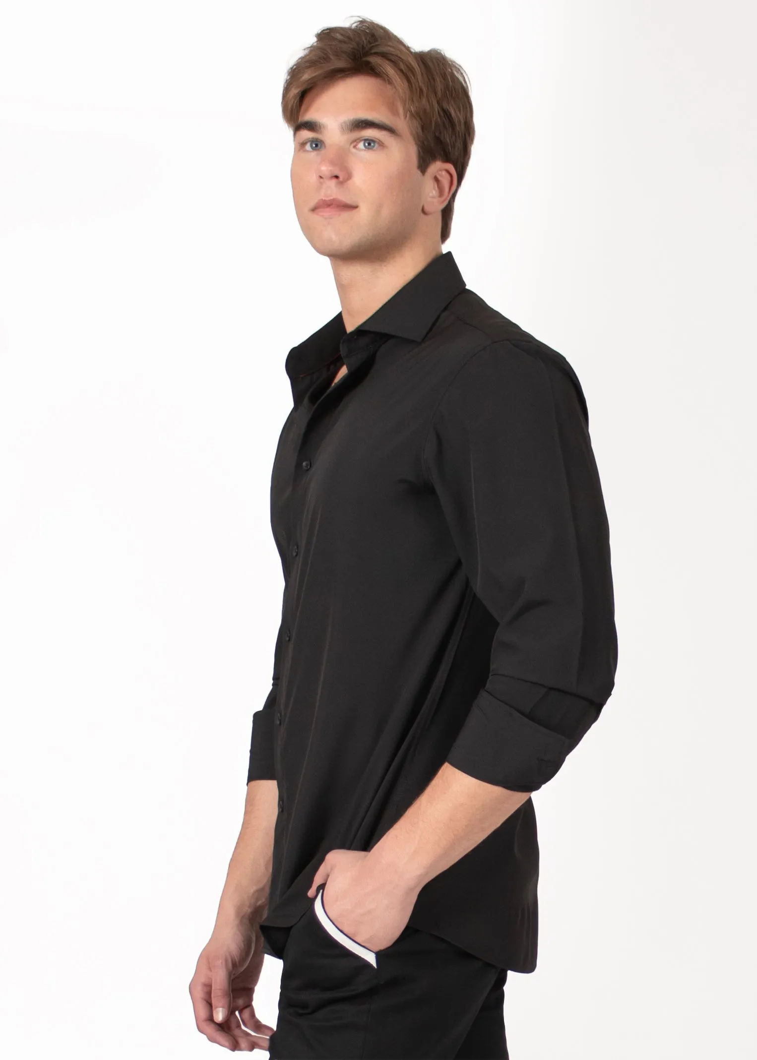 Essential Button Up Long Sleeve Dress Shirt