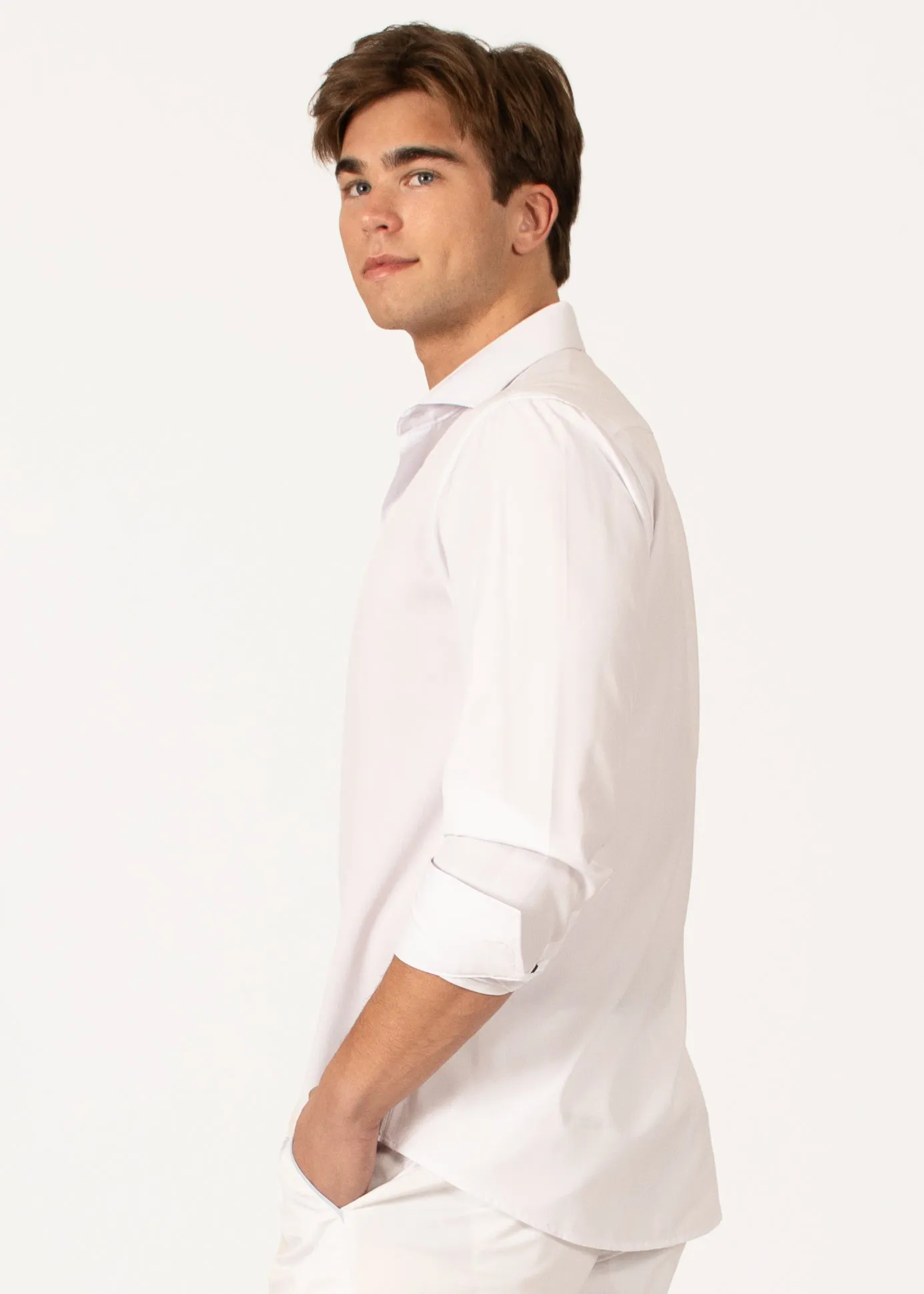 Essential Button Up Long Sleeve Dress Shirt