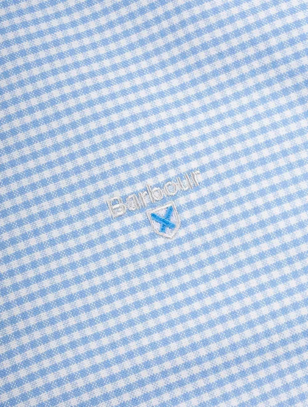 Gingham Oxtown Tailored Shirt Blue