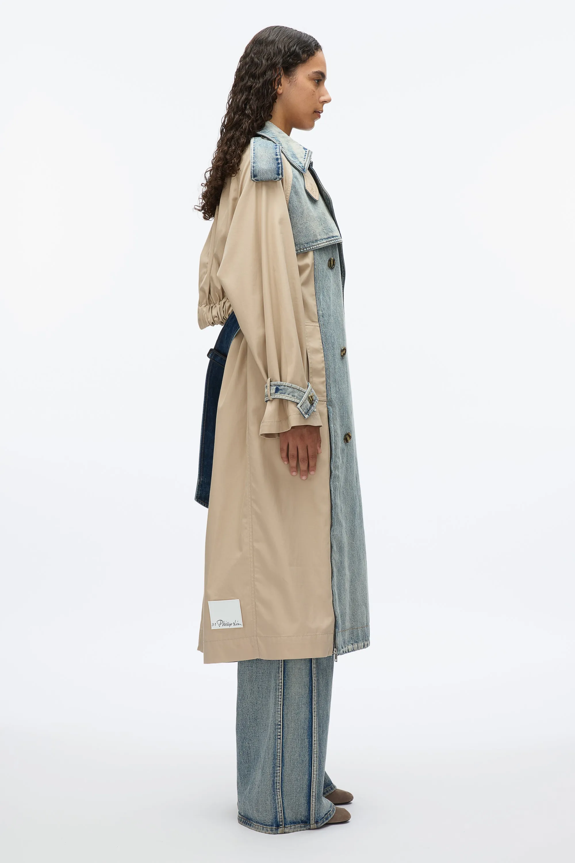 Hybrid Denim Trench