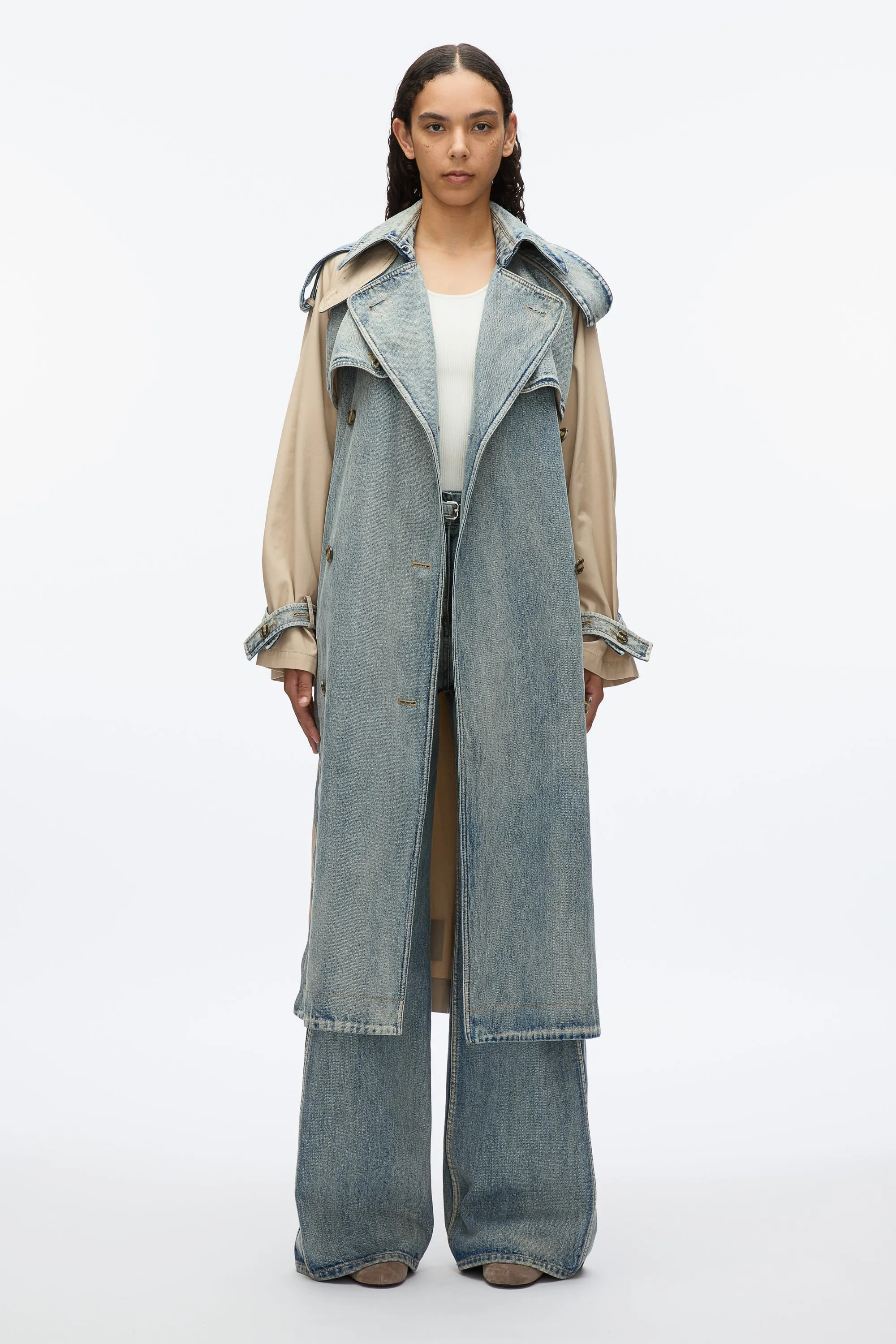 Hybrid Denim Trench