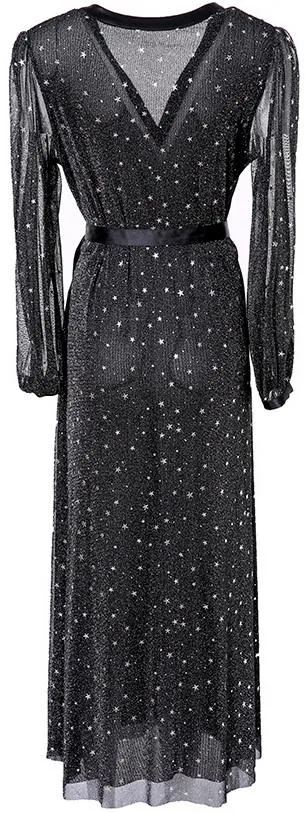 Long Glitter Star Dress