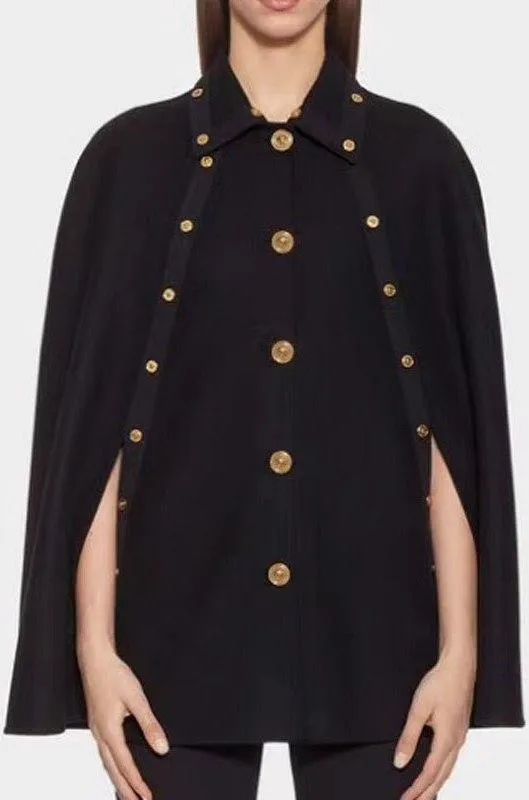 Medusa Medallion Cape Jacket