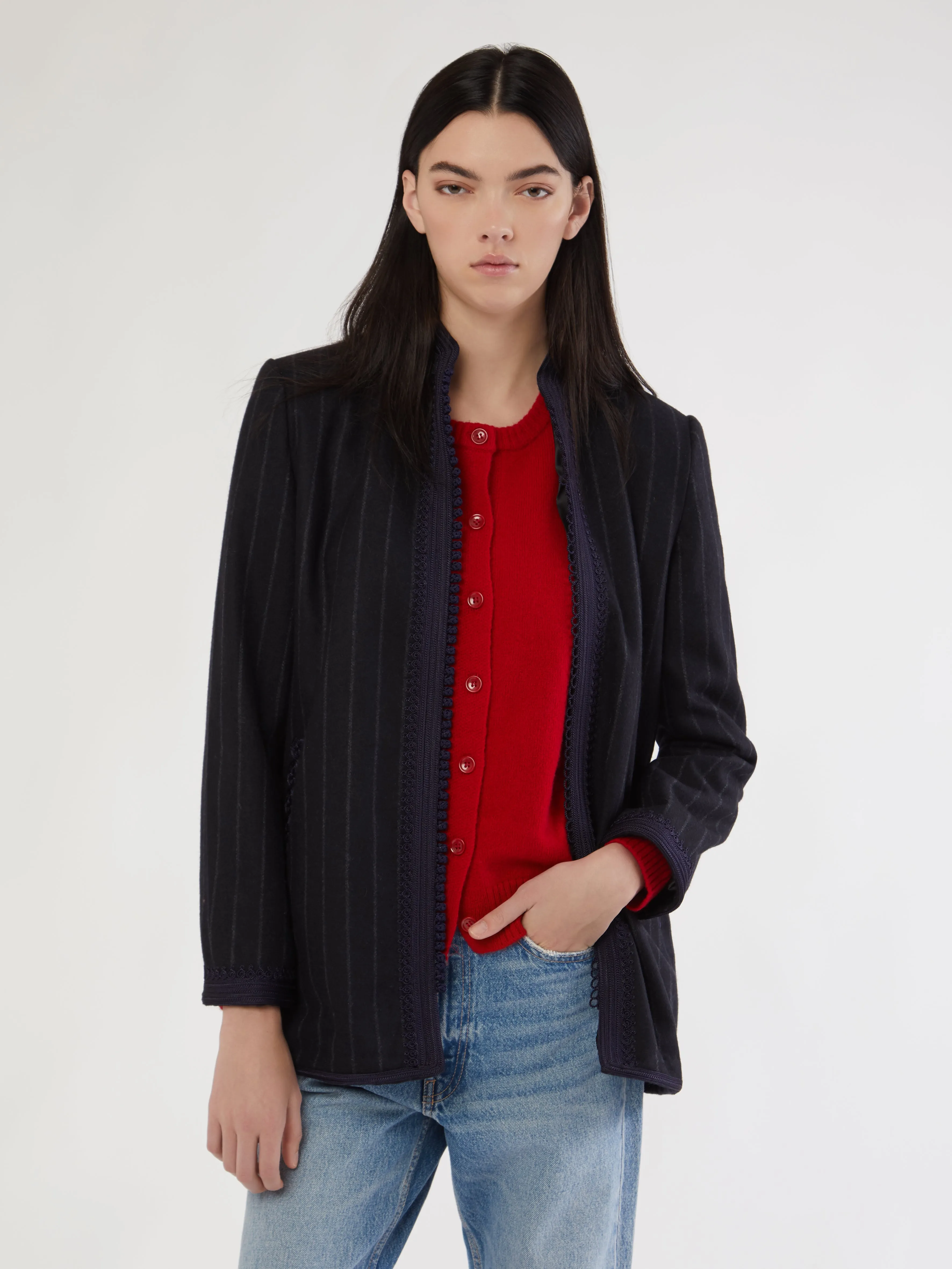 Moroccan wool blazer