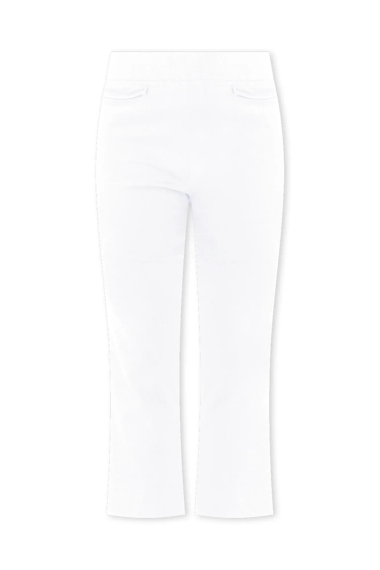 Paula White Stretch Cropped Pants