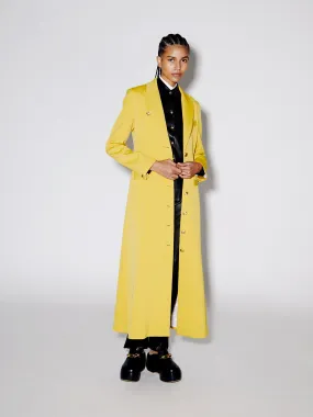 Peak Lapel Maxi Coat