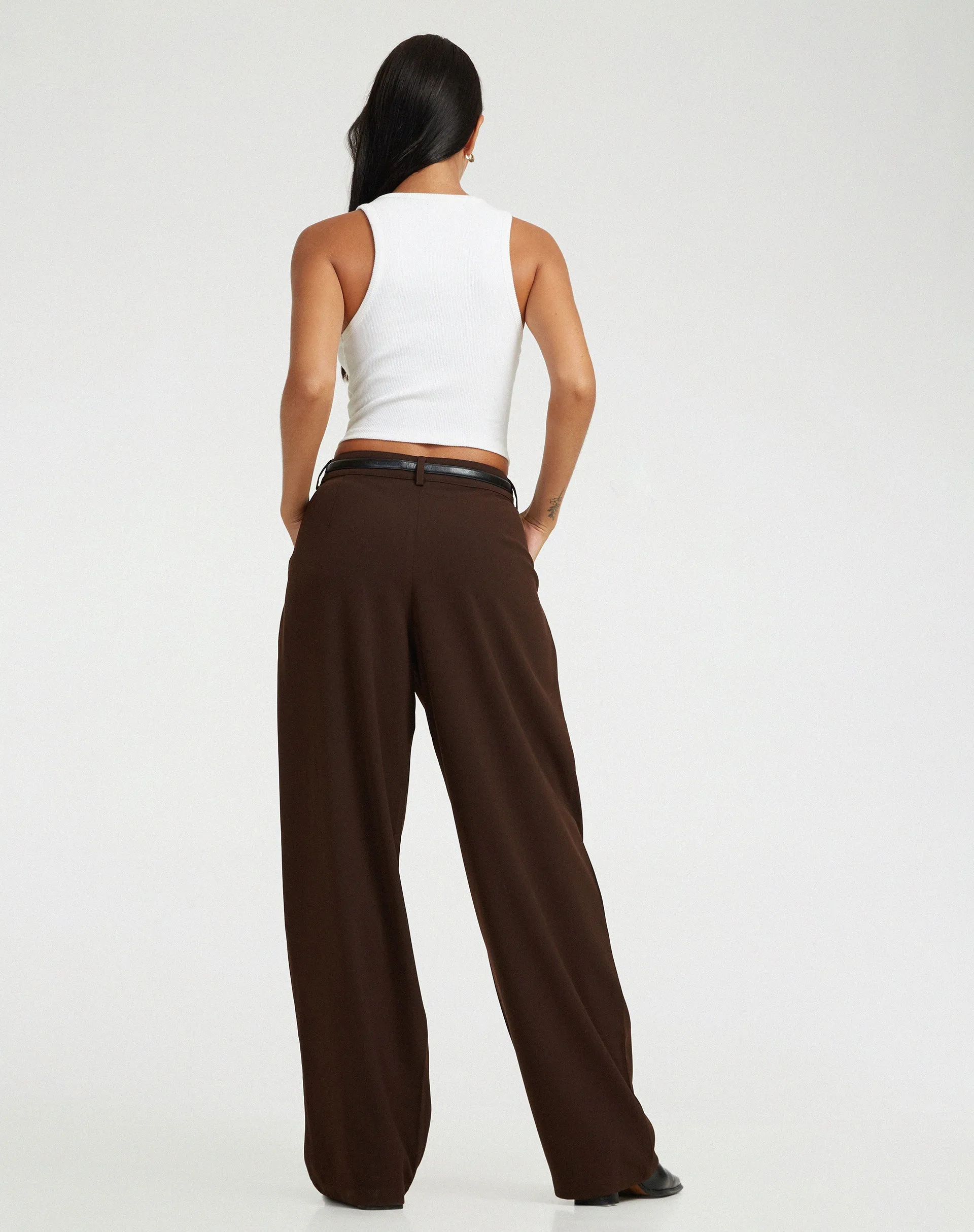 Sabara Trouser in Tailoring Cappuccino