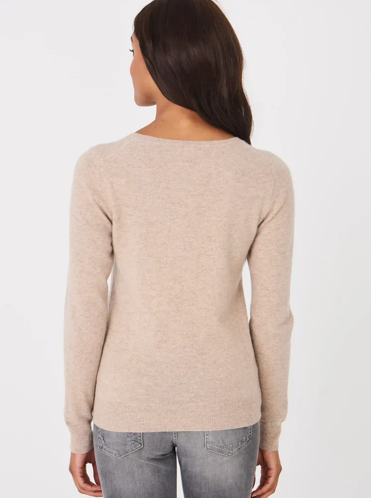 Sand Organic Cashmere Jumper