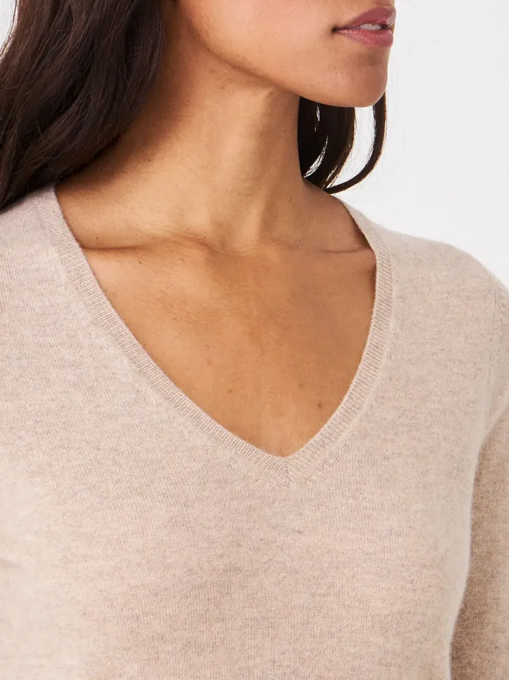 Sand Organic Cashmere Jumper