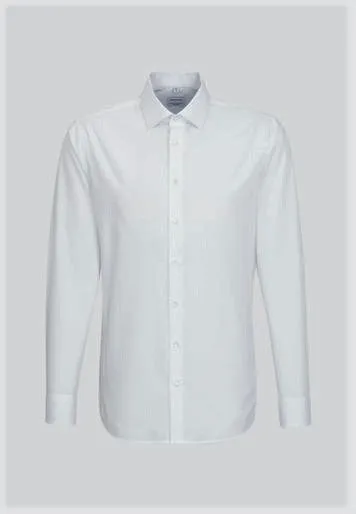 Seidensticker Single Cuff White Tailored Shirt