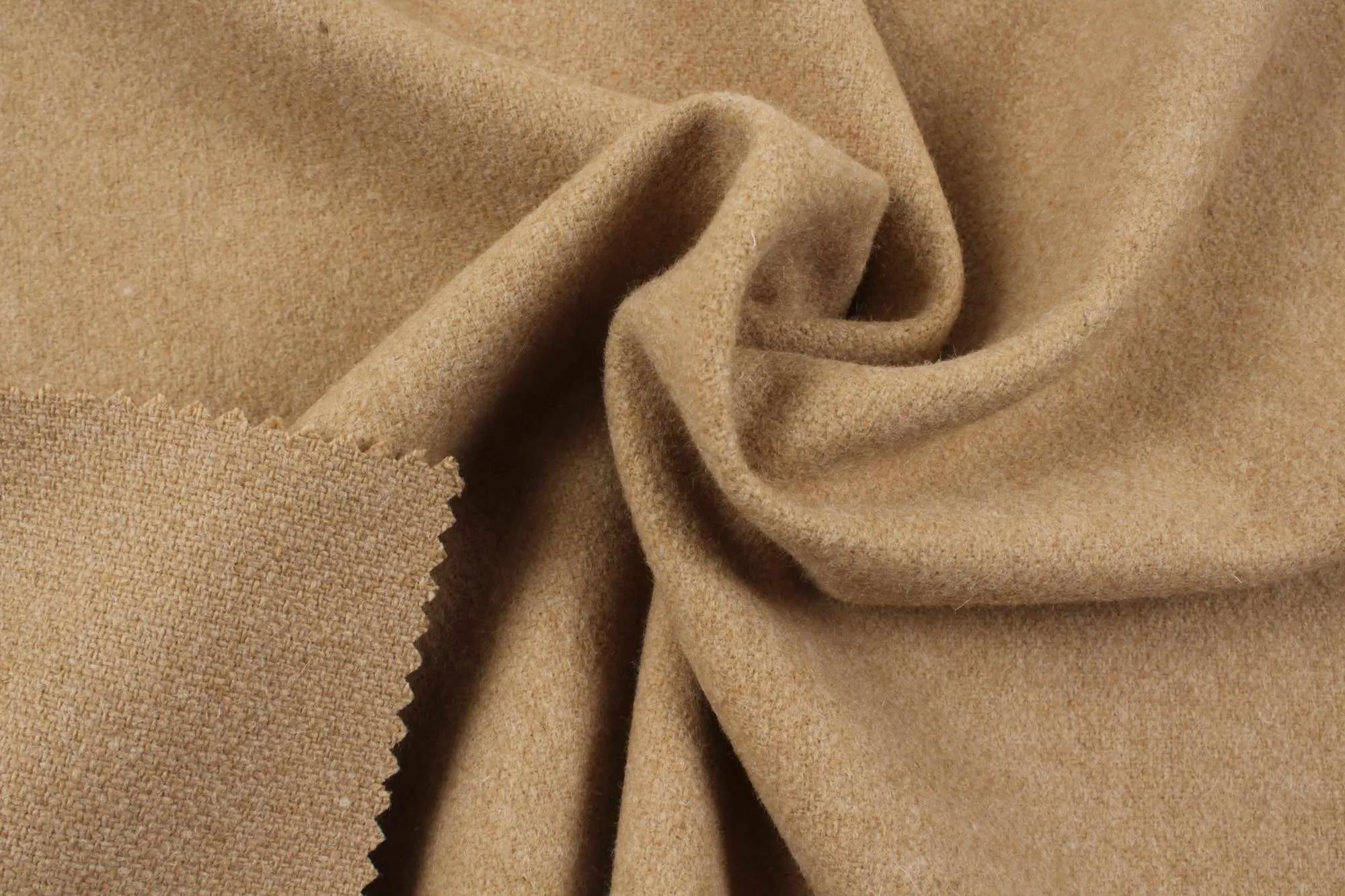 Soft Brushed Recycled Wool for Coats