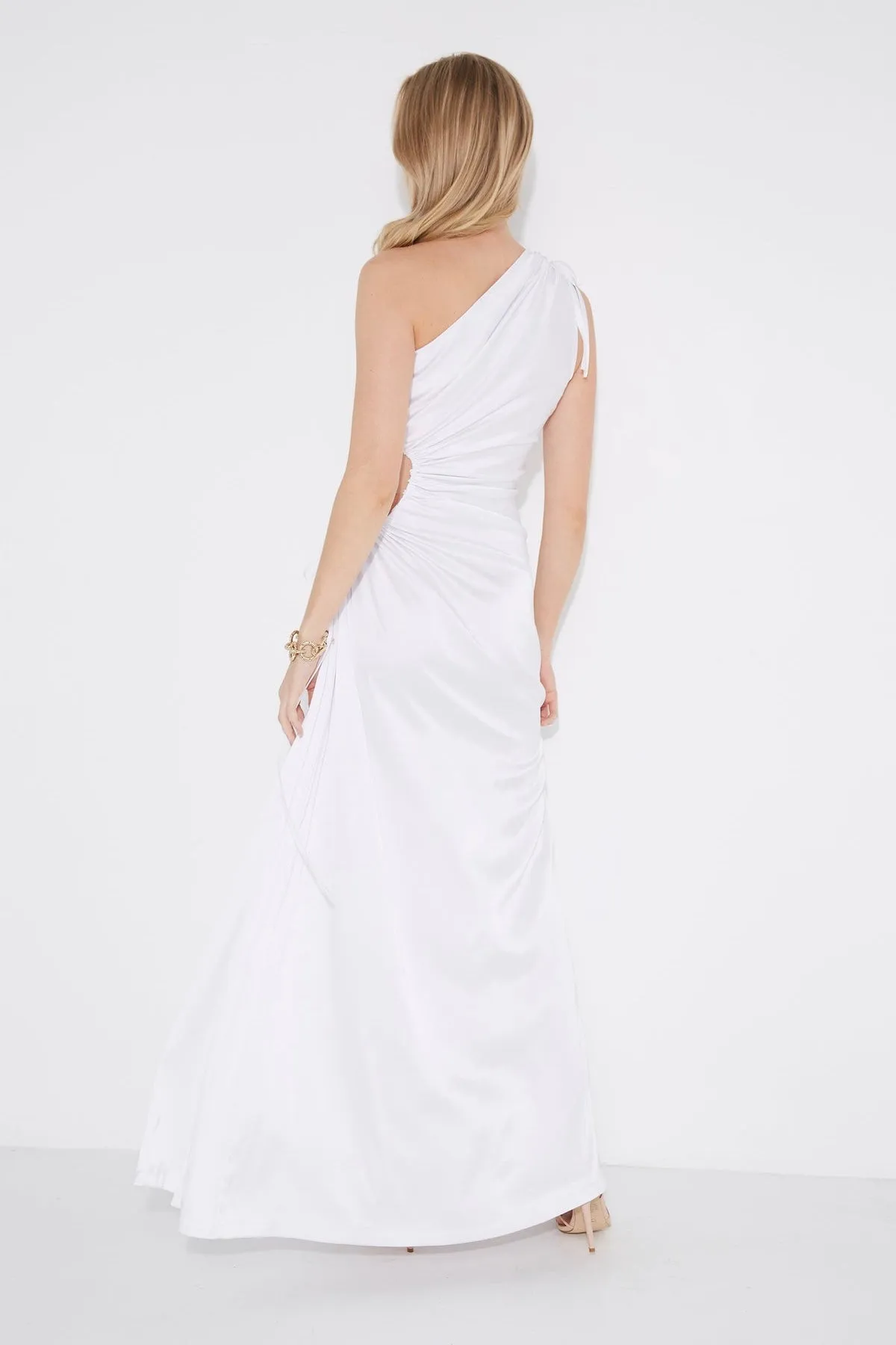 Sonya Nour White Maxi Dress - White