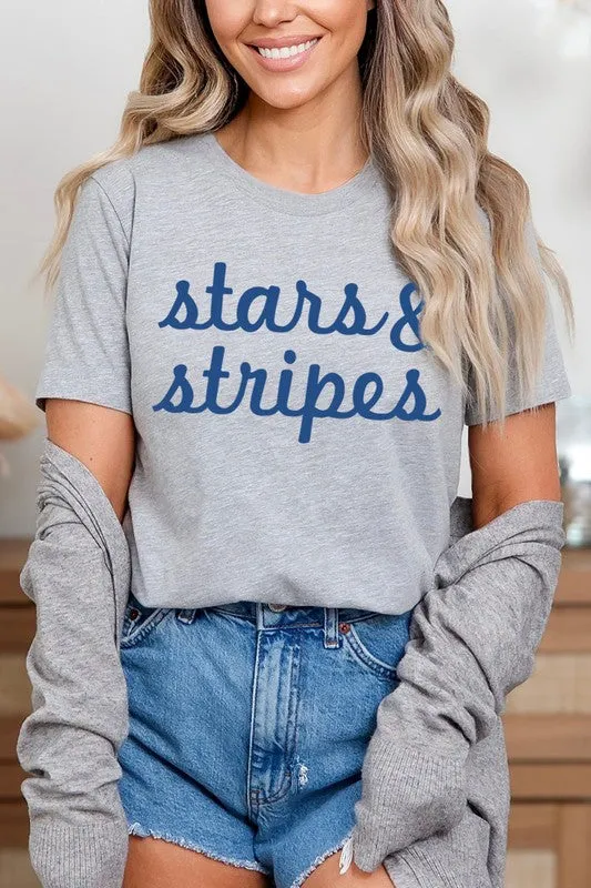 Stars & Stripes Graphic T Shirts