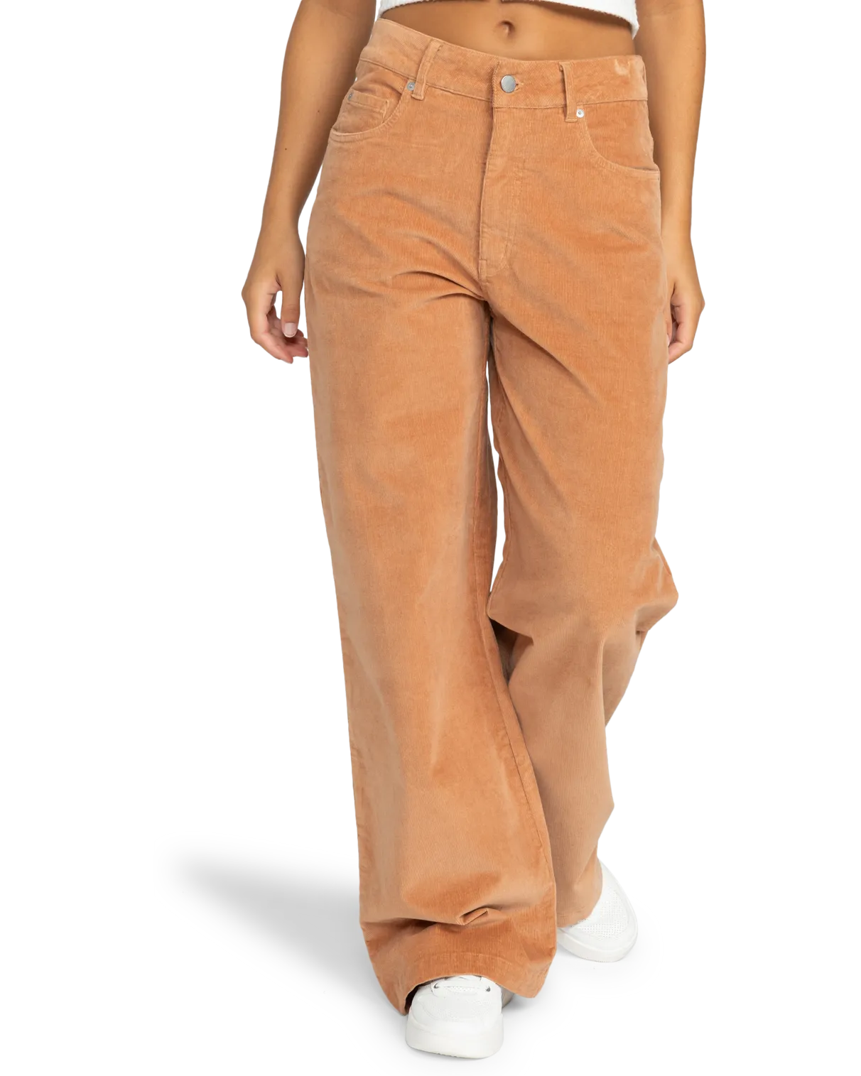 Surf On Cloud Corduroy Stretch Trousers in Camel