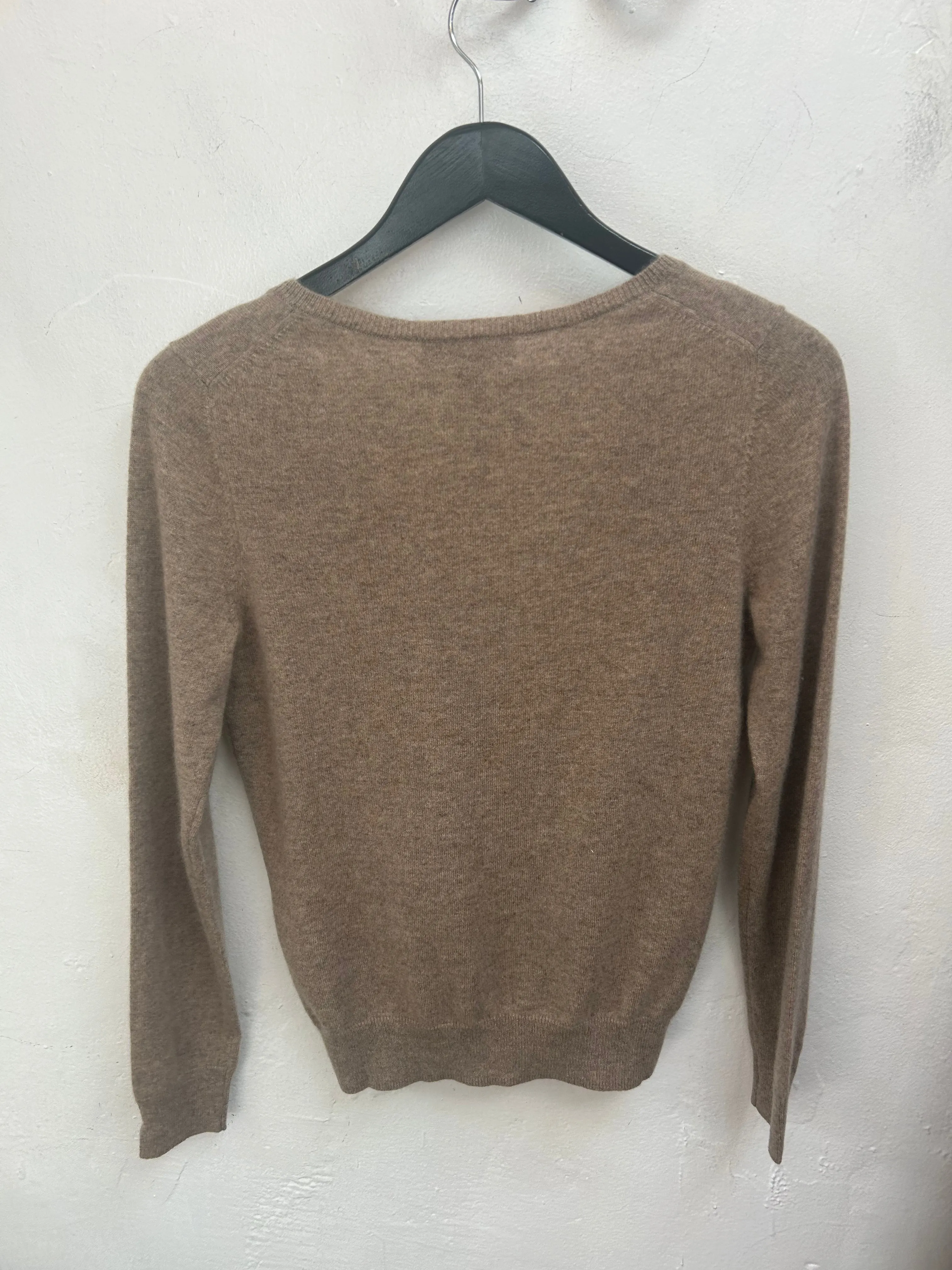 Taupe Organic Cashmere Jumper