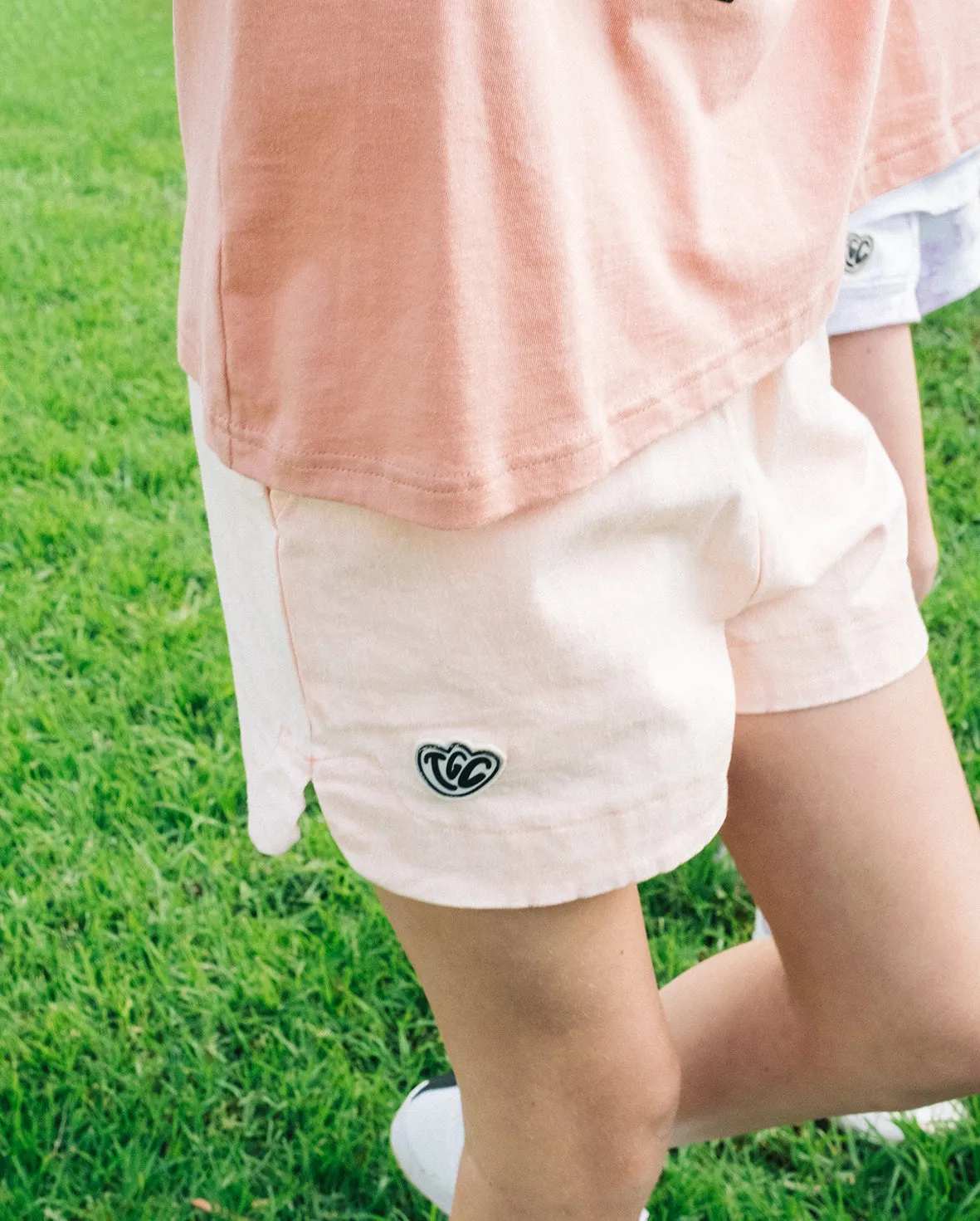 TGC Simple Denim Shorts - Sherbert Pink