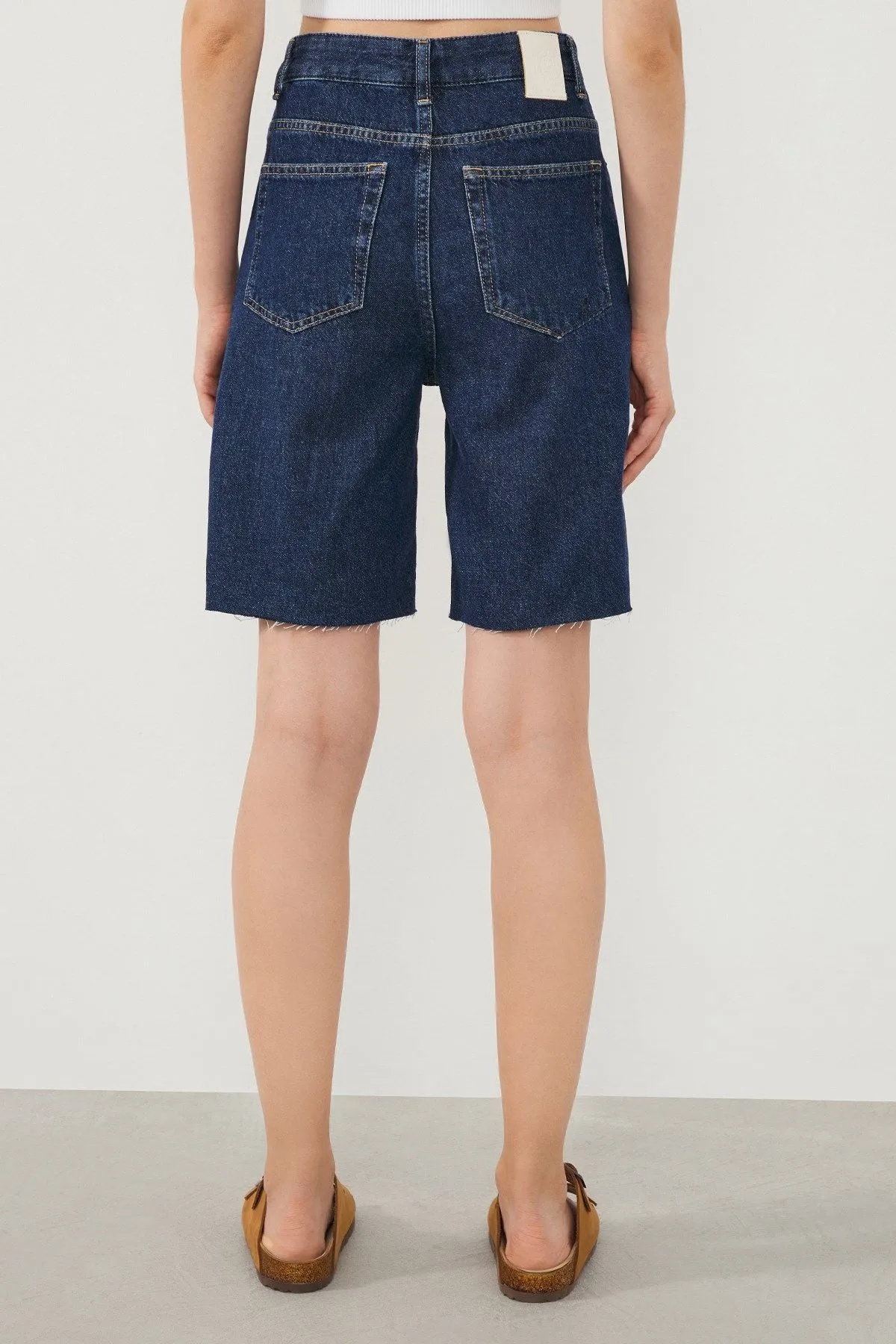 Vera Bermuda A-line Fit Dark Blue Women’s Denim Shorts