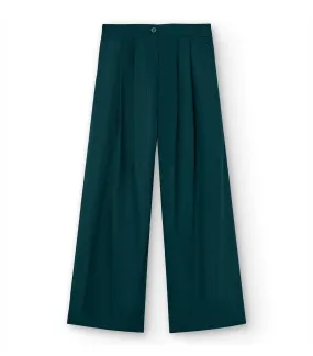 Wide Leg Trousers Blue