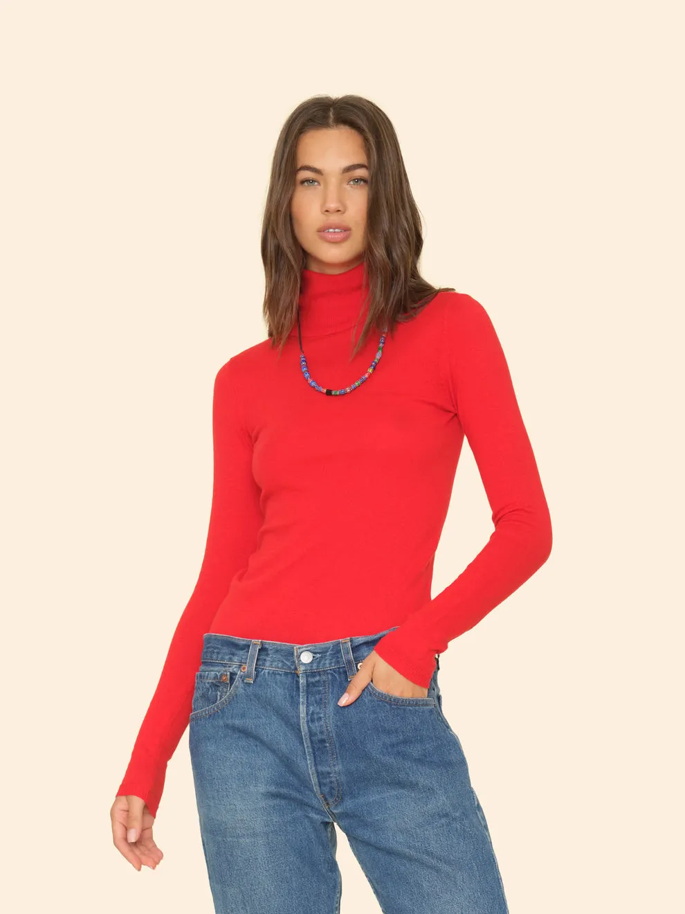 Xirena Bright Flame Tommy Sweater